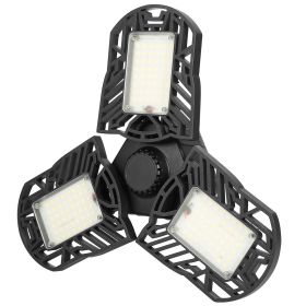 LED Garage Light, iMounTEK E26/E27 80W 7000LM 6500K Garage Ceiling Light Deformable Workshop Lamp Die Cast Aluminum LED Ceiling Light Bulbs with 3 Adj