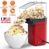 Hot Air Popcorn Popper Maker with Measure Cup And Butter Warmer 1200W Oil-Free Easy To Use 8Cups Mini Popcorn Maker Machine for Home