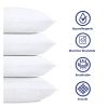 Set of 4 - Queen size Down Alternative Pillows - Machine Washable