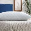Set of 2 - Shredded Memory Foam Bed Pillows with 2 Pillowcases - King size