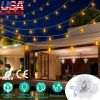 32.8Feet Globe String Lights 100 Ball LED Fairy Lamps IP44 Waterproof Decorative Lights with 8 Lighting Modes for Garden Lawn Patio