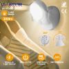 Wireless LED Spotlight 90 ° Motion Sensor Night Lamp 360°Rotate Cordless Stairs Lights Battery Operated w/23ft Sensing Range for Closet Bathroom