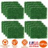 12Pcs 23.6x15.75in Artificial Boxwood Topiary Hedge Plant Grass Backdrop Fence Privacy Screen Grass Wall Decoration For Balcony Garden Fence