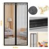 Magnetic Mesh Curtain Hands-free Fly Mesh Door Curtain 39x82” Self-adhesive Door Screen Anti Mosquito Bugs