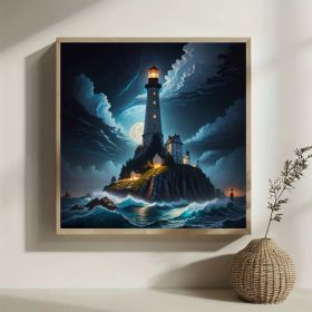 5DDIY Diamond Painting Set - Full Diamond Round Water Diamond Art (Option: Code90)