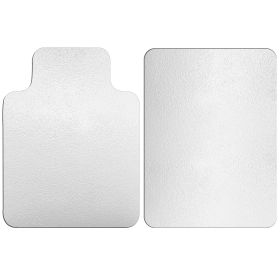 36” x 48” Chair Desk Mat Floor Carpet PVC Protector Mat Home Office Hard Wood Floor Use (Option: OfficeMatTShape)